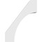 Ekena Millwork 6-in. W x 26-in. D x 34-in. H Westlake Architectural Grade PVC Knee Brace BRCP06X26X34WTL - alternate 6